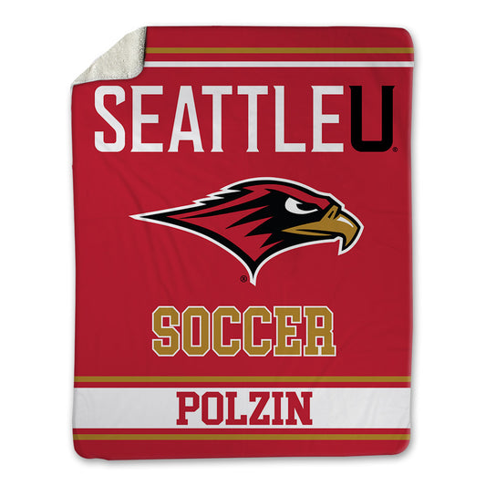 Seattle - NCAA Women's Soccer : Myah Polzin - Blanket-0