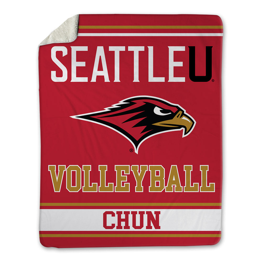 Seattle - NCAA Women's Volleyball : Alohalani Chun - Blanket-0