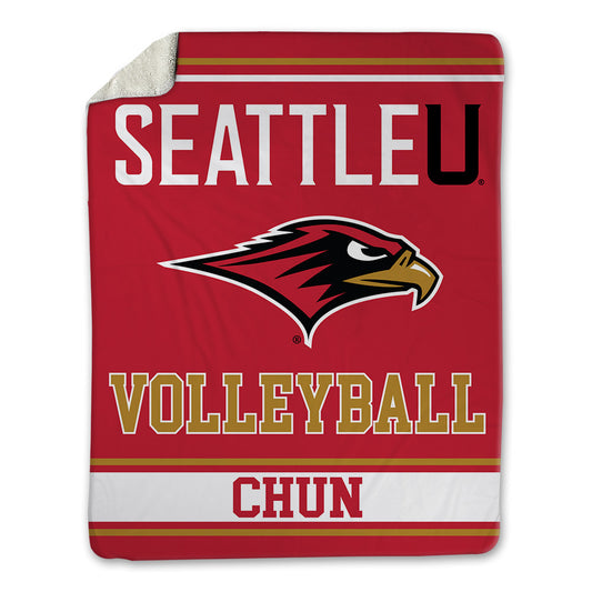 Seattle - NCAA Women's Volleyball : Alohalani Chun - Blanket-0