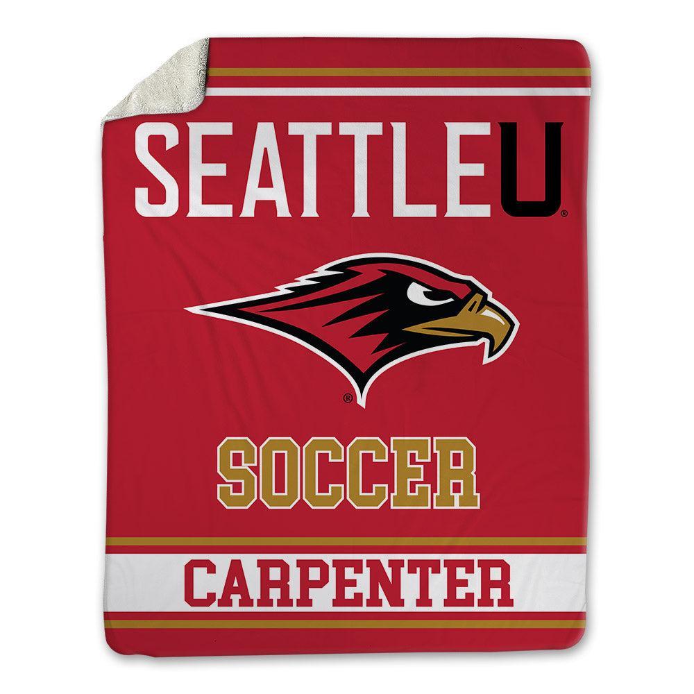 Seattle - NCAA Women's Soccer : Anica Carpenter - Blanket-0