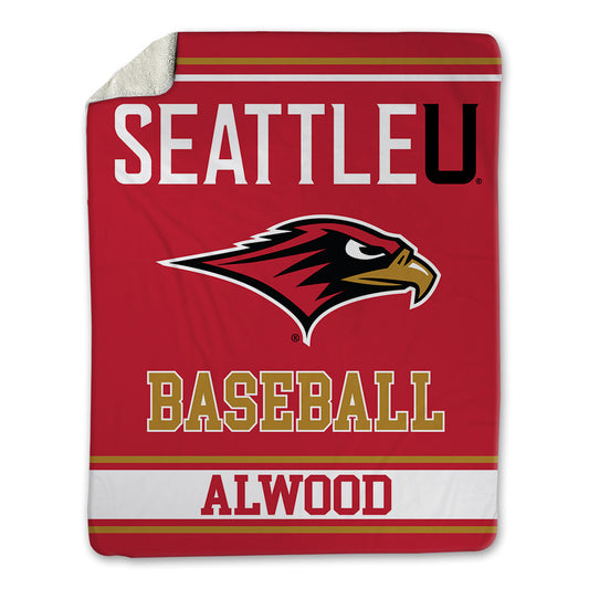 Seattle - NCAA Baseball : Luke Alwood - Blanket-0