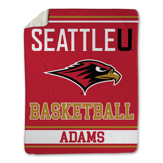 Seattle - NCAA Men's Basketball : Ray Adams - Blanket-0