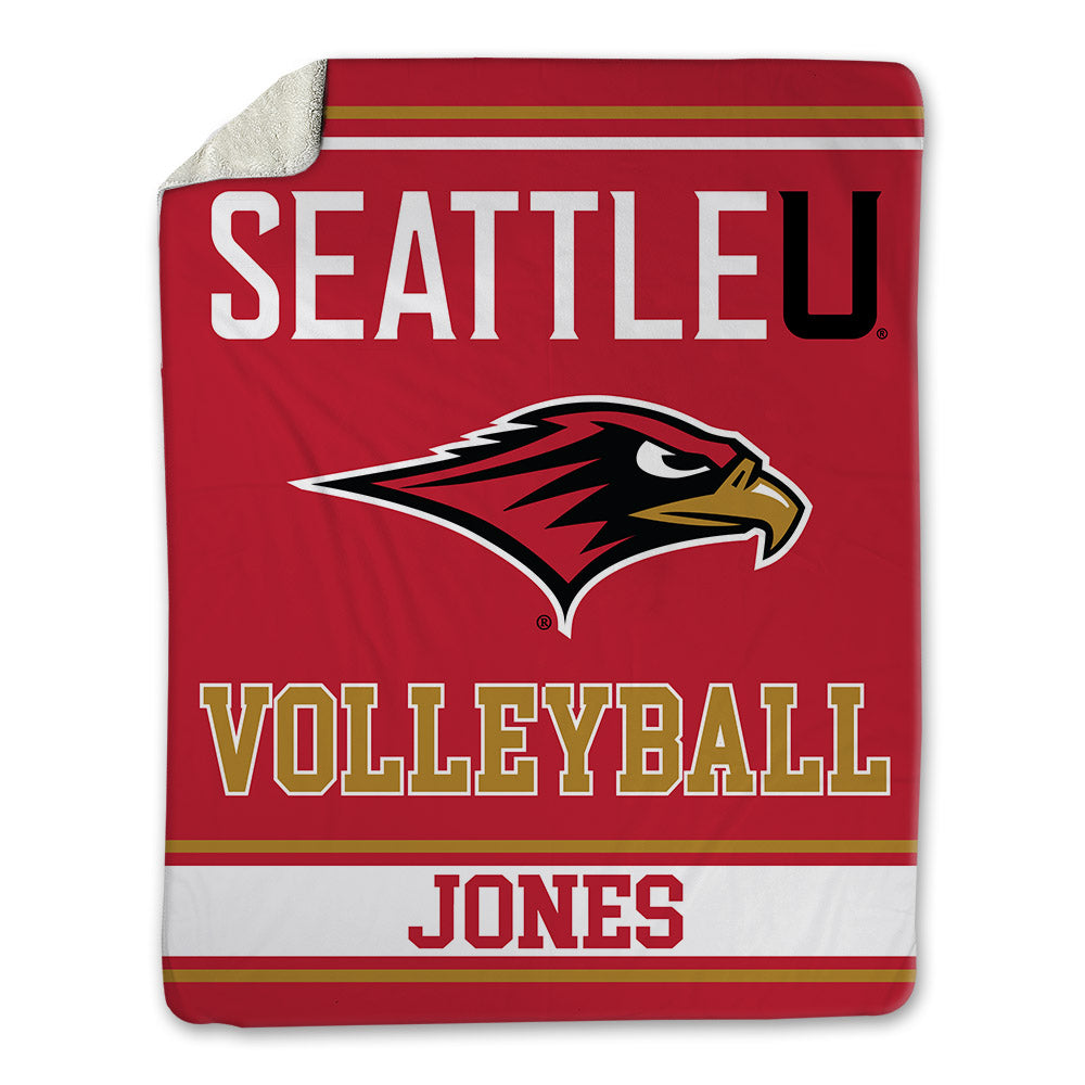 Seattle - NCAA Women's Volleyball : Grace Jones - Blanket-0