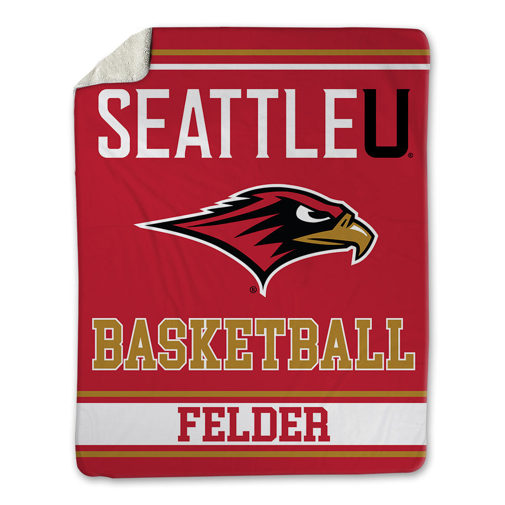 Seattle - NCAA Men's Basketball : Brock Felder - Blanket-0