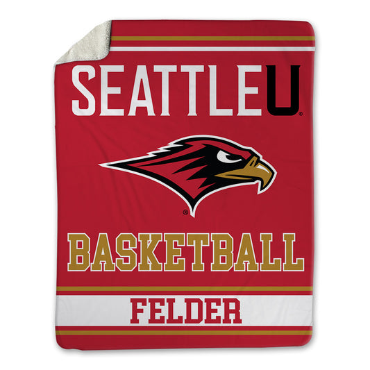 Seattle - NCAA Men's Basketball : Brock Felder - Blanket-0