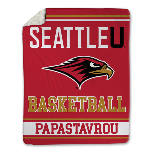 Seattle - NCAA Men's Basketball : Stratos Papastavrou - Blanket-0