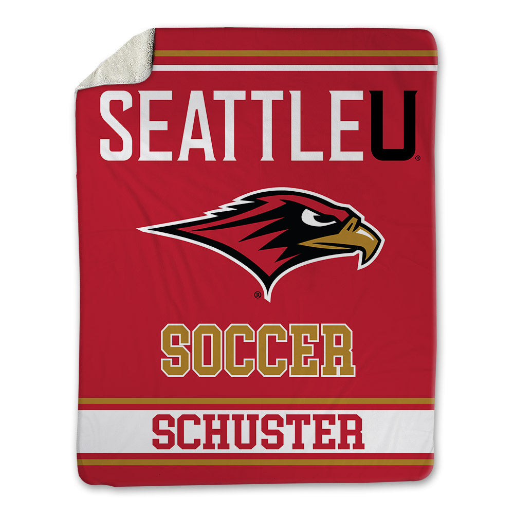 Seattle - NCAA Women's Soccer : Kyla Schuster - Blanket-0