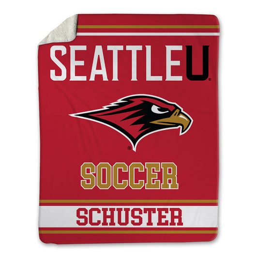 Seattle - NCAA Women's Soccer : Kyla Schuster - Blanket-0