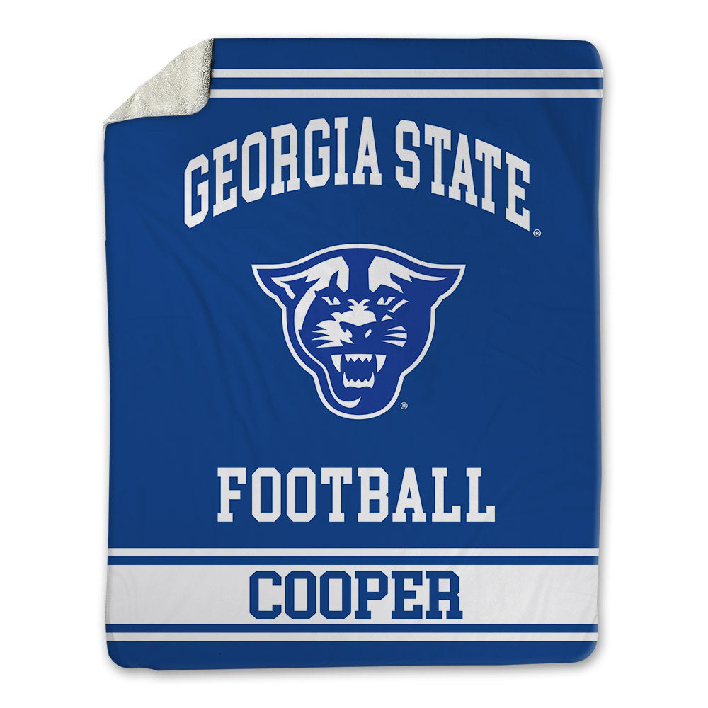 Georgia State - NCAA Football : Ronald Cooper - Blanket-0