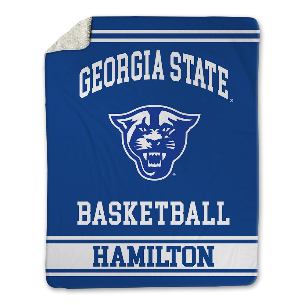 Georgia State - NCAA Men's Basketball : Jelani Hamilton - Blanket-0