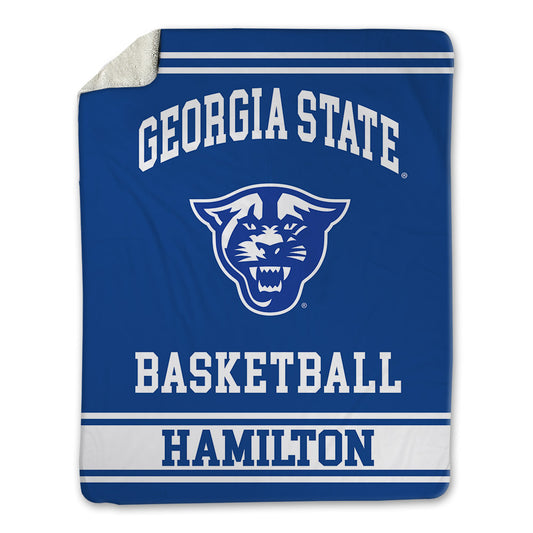 Georgia State - NCAA Men's Basketball : Jelani Hamilton - Blanket-0