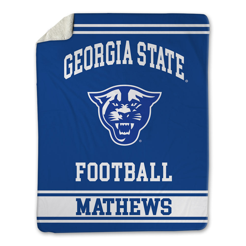 Georgia State - NCAA Football : Ian Mathews - Blanket-0