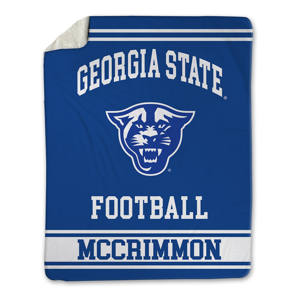 Georgia State - NCAA Football : Jeremiah McCrimmon - Blanket-0
