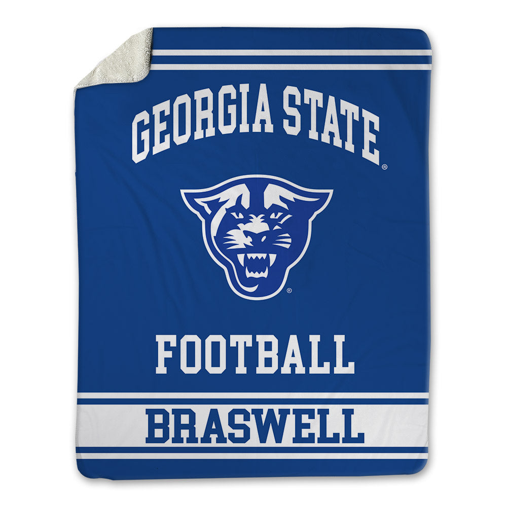Georgia State - NCAA Football : Djay Braswell - Blanket-0