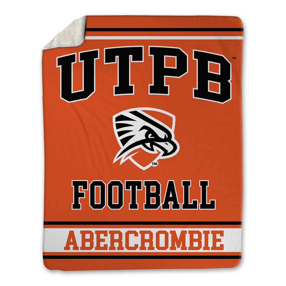 UTPB - NCAA Football : Rodarial Abercrombie - Blanket-0