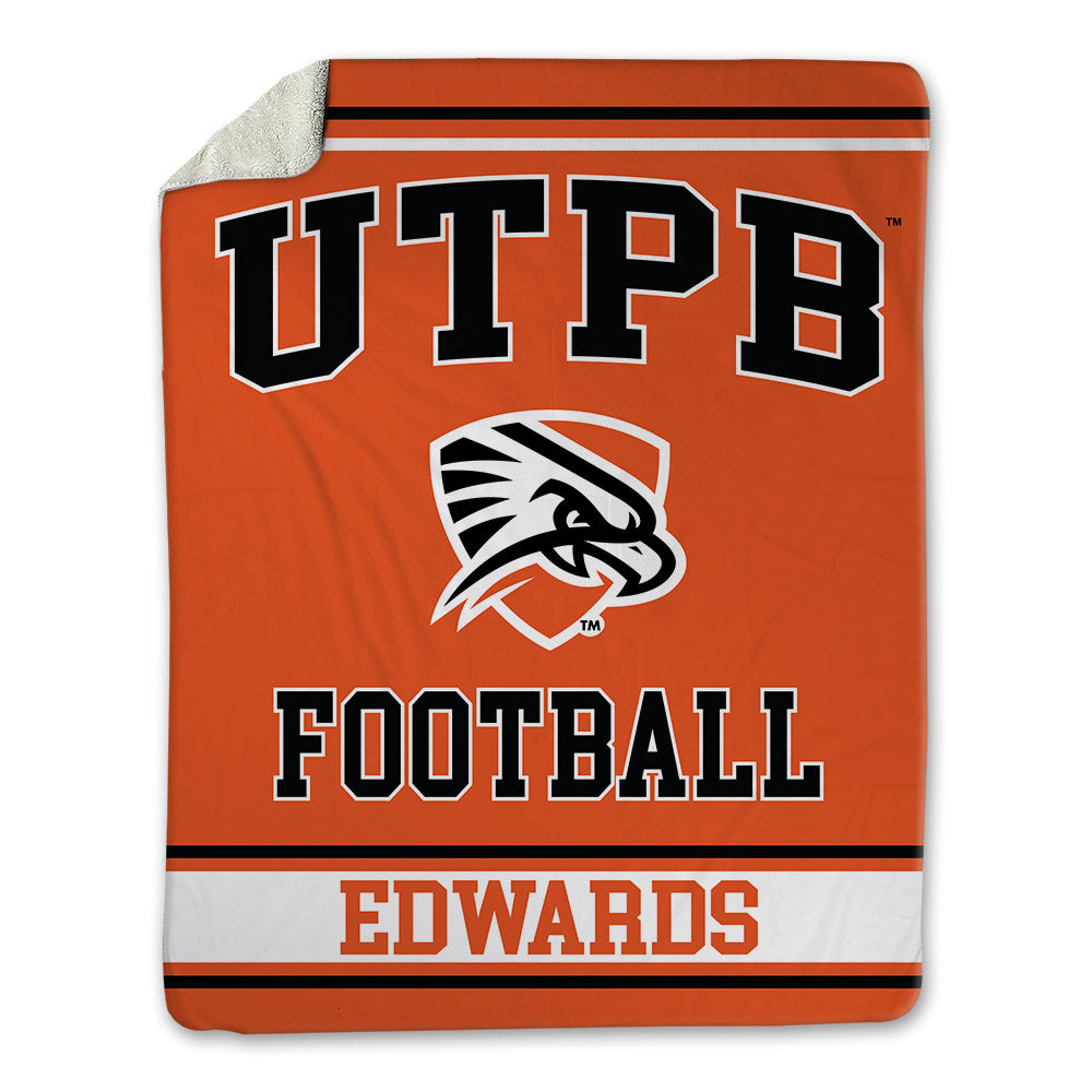UTPB - NCAA Football : Heston Edwards - Blanket-0