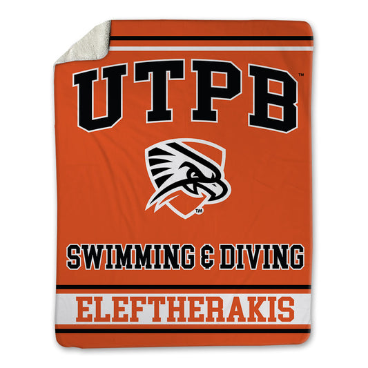 UTPB - NCAA Men's Swimming & Diving : Leo Eleftherakis - Blanket-0