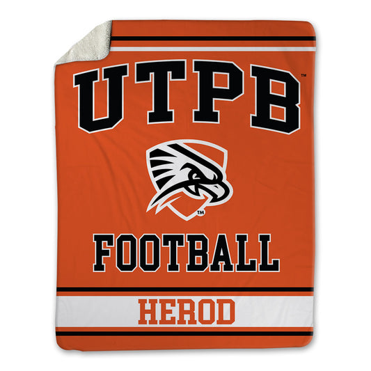 UTPB - NCAA Football : Nemier Herod - Blanket-0