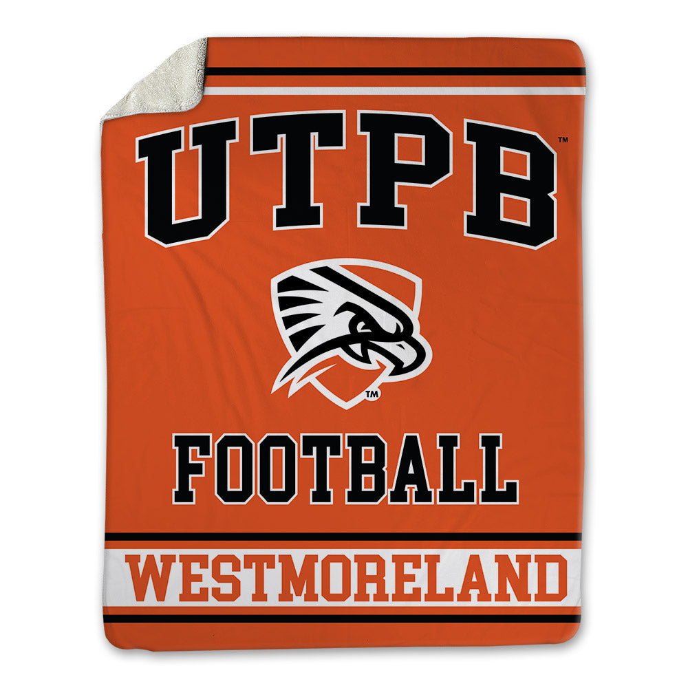 UTPB - NCAA Football : BJ Westmoreland - Blanket-0