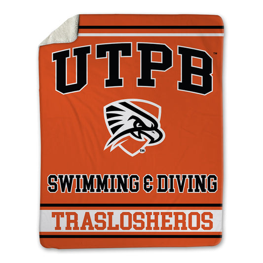 UTPB - NCAA Women's Swimming & Diving : Sophia Traslosheros - Blanket-0