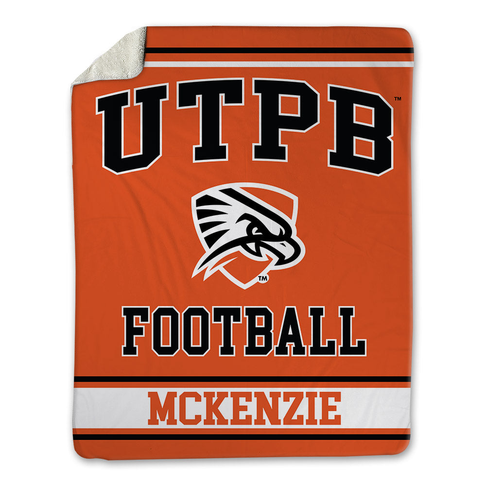 UTPB - NCAA Football : Tj McKenzie - Blanket-0