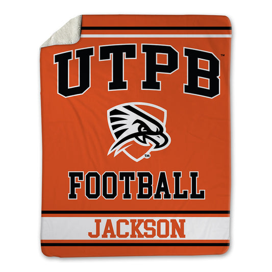 UTPB - NCAA Football : Malik Jackson - Blanket-0