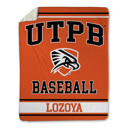 UTPB - NCAA Baseball : Sebastian Lozoya - Blanket-0