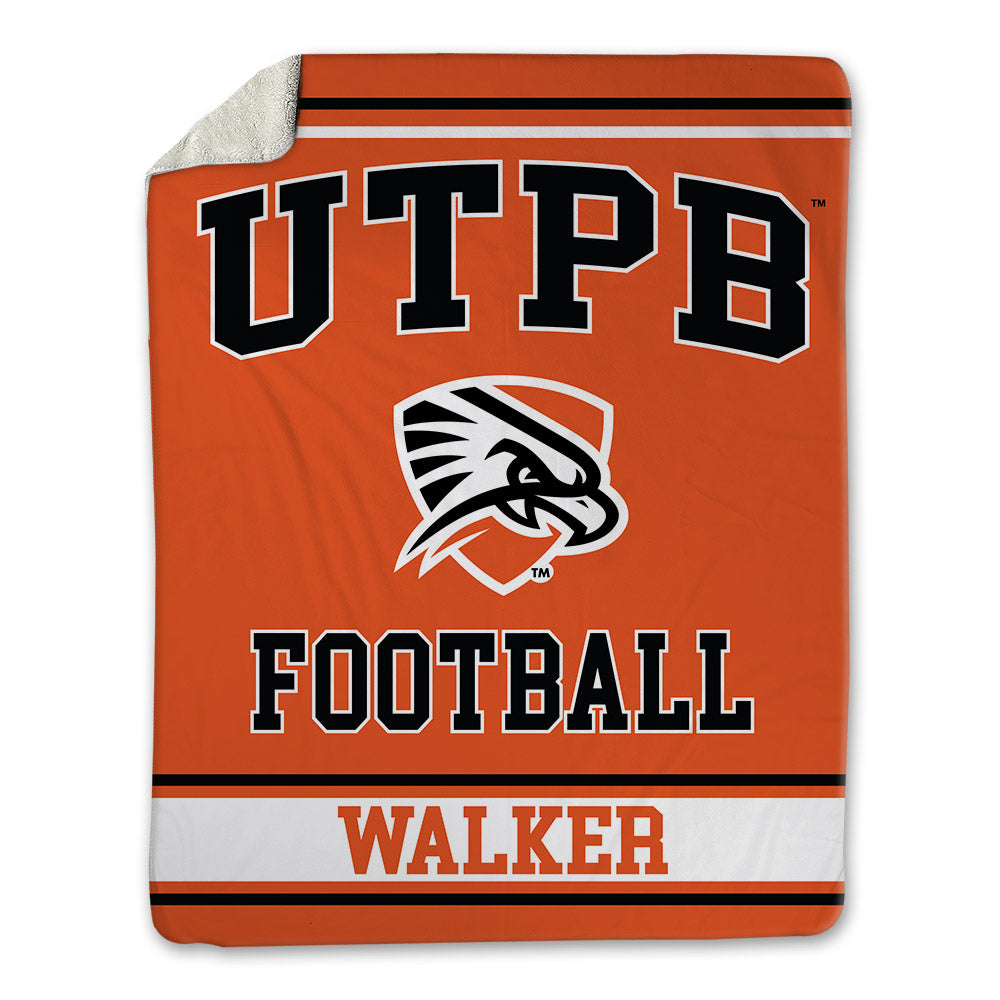 UTPB - NCAA Football : David Walker - Blanket-0