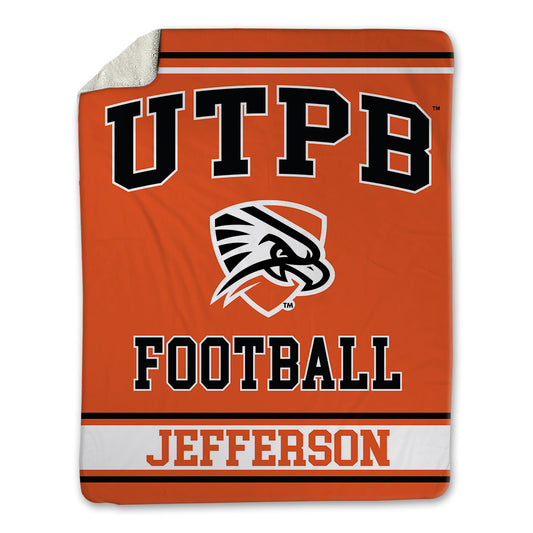 UTPB - NCAA Football : Jalani Jefferson - Blanket-0