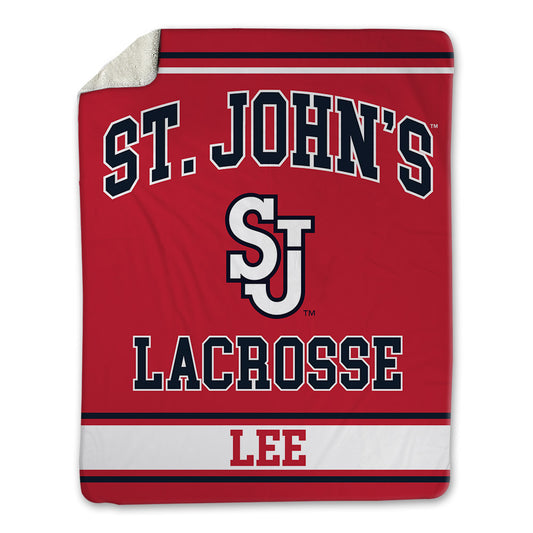 St. Johns - NCAA Men's Lacrosse : Dylan Lee - Blanket-0