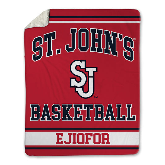 St. Johns - NCAA Men's Basketball : Zuby Ejiofor - Blanket-0
