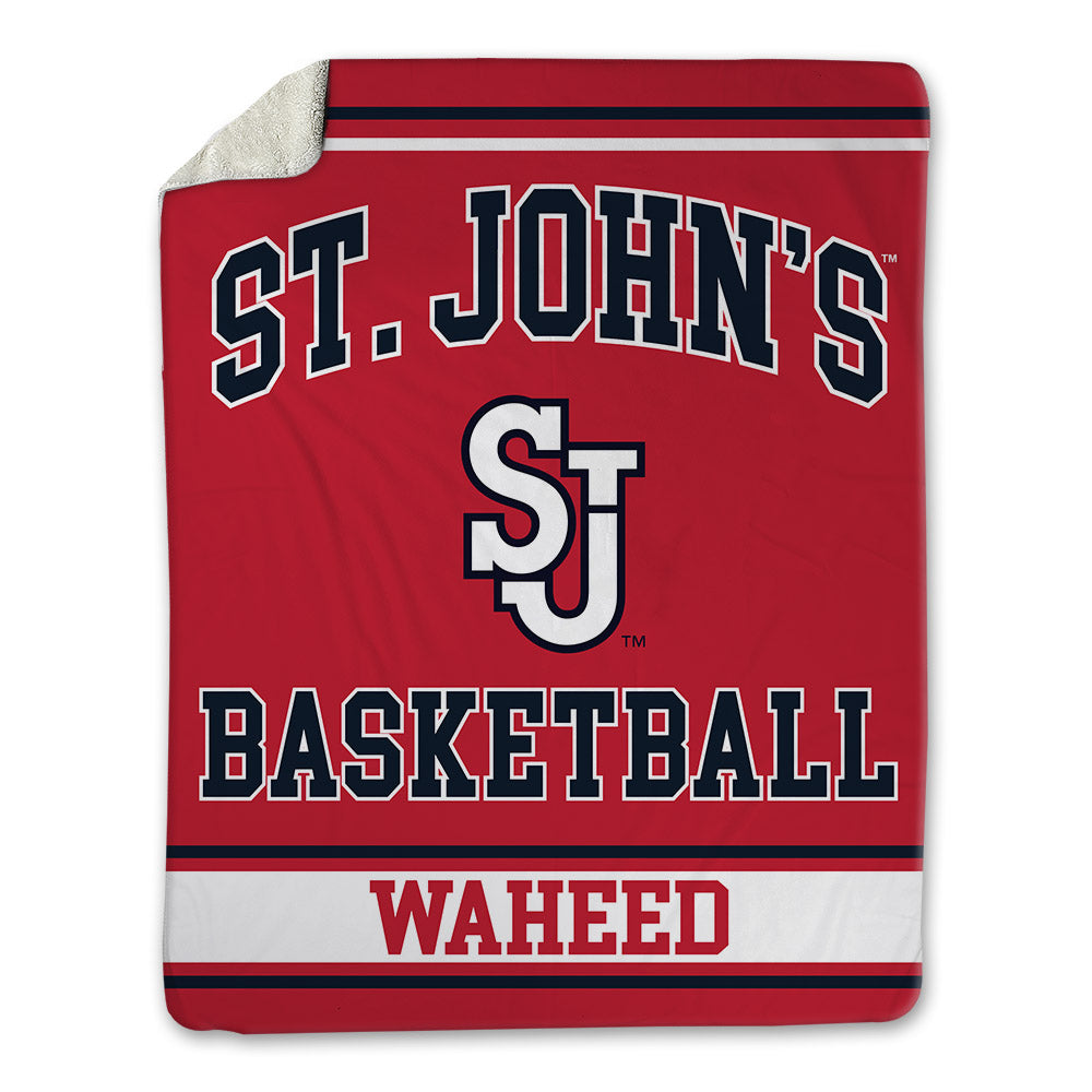 St. Johns - NCAA Women's Basketball : Beautiful Waheed - Blanket-0