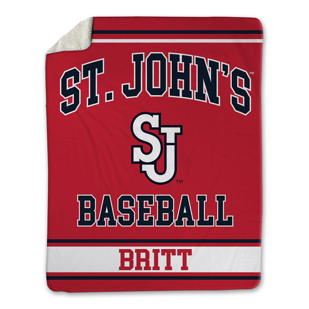 St. Johns - NCAA Baseball : Sean Britt - Blanket-0