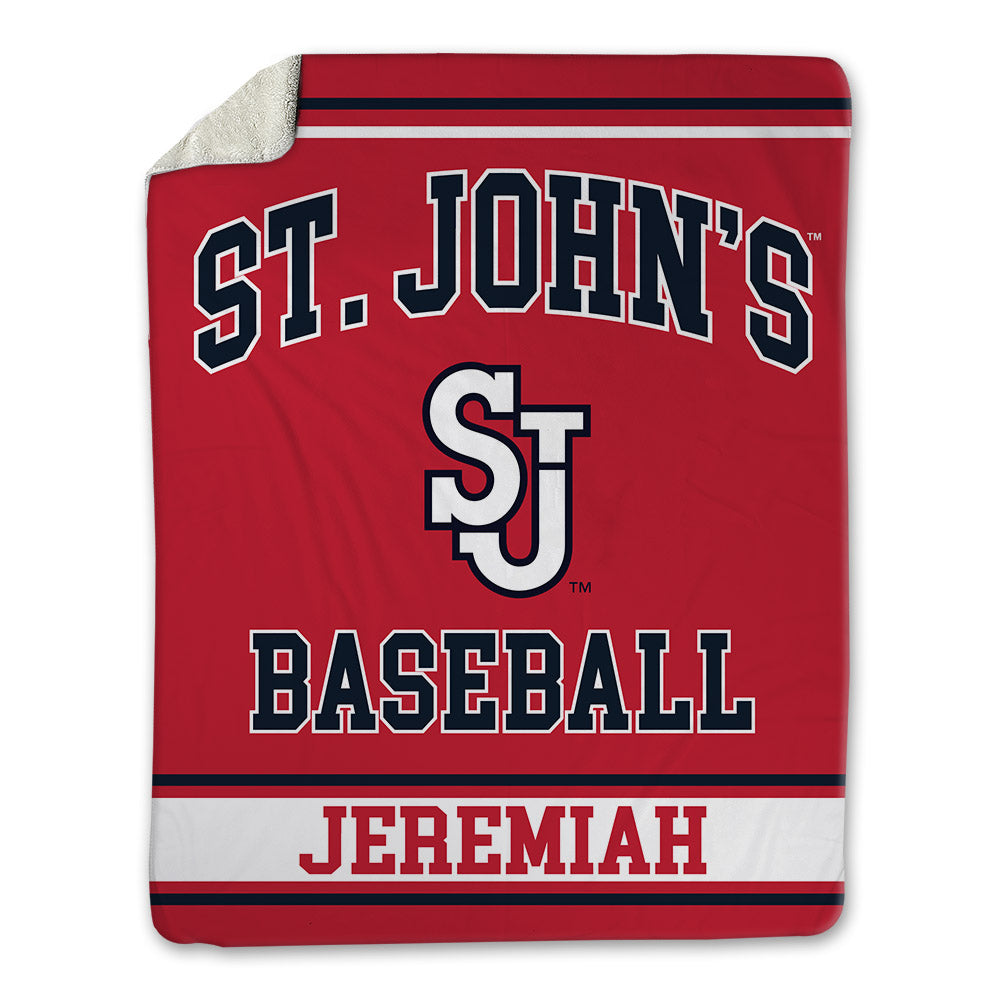 St. Johns - NCAA Baseball : Jace Jeremiah - Blanket-0