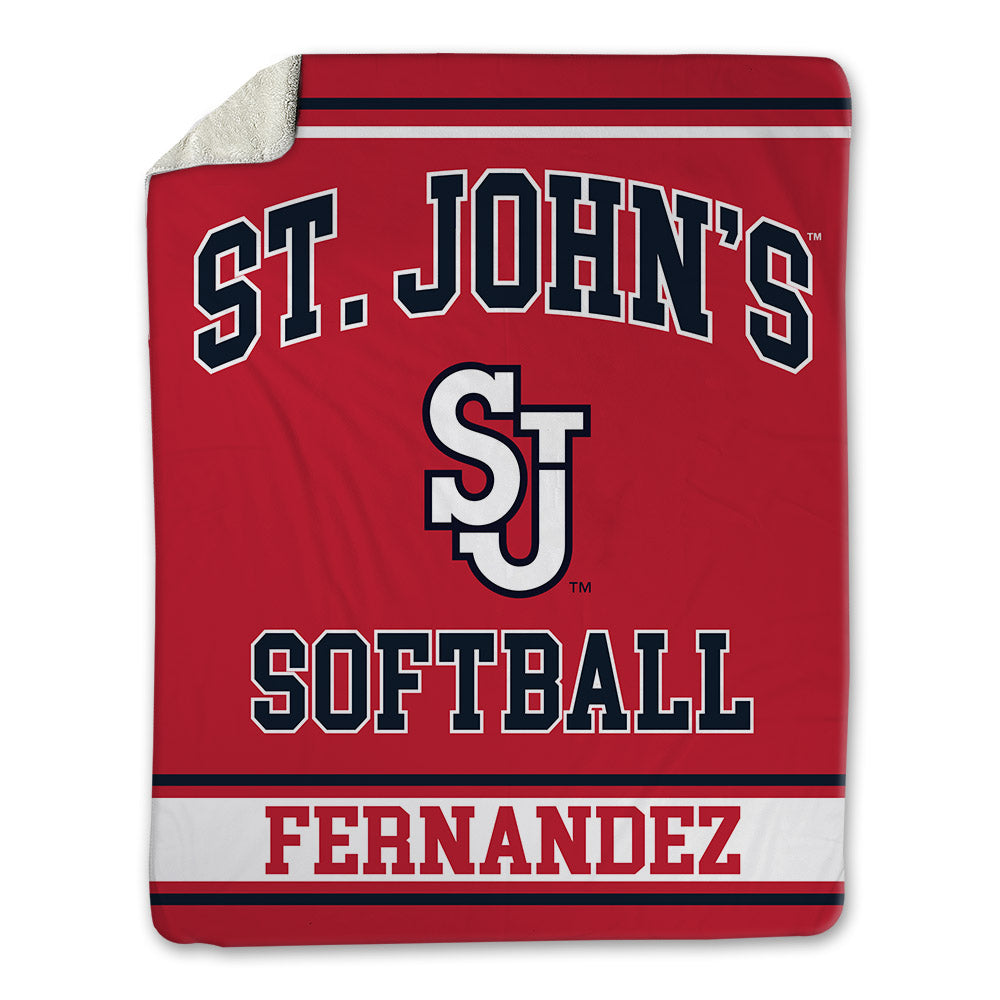 St. Johns - NCAA Softball : Gia Fernandez - Blanket-0