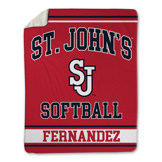 St. Johns - NCAA Softball : Gia Fernandez - Blanket-0