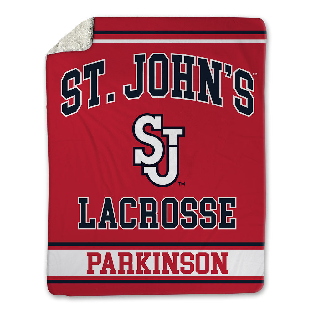 St. Johns - NCAA Men's Lacrosse : Danielo Parkinson - Blanket-0