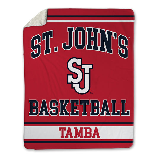 St. Johns - NCAA Men's Basketball : Handje Tamba - Blanket-0