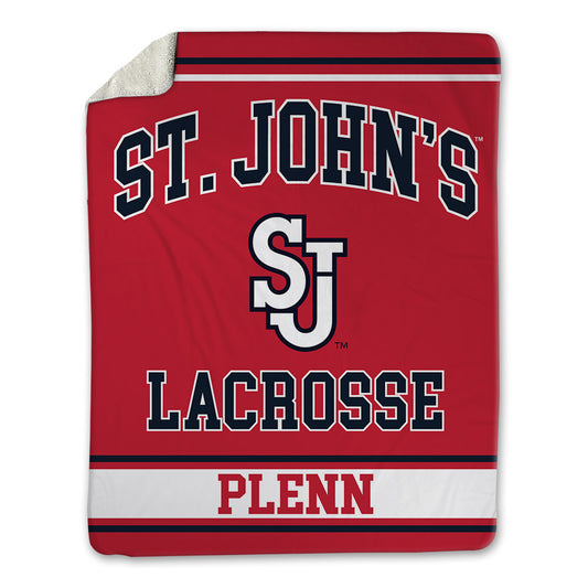 St. Johns - NCAA Men's Lacrosse : Noah Plenn - Blanket-0