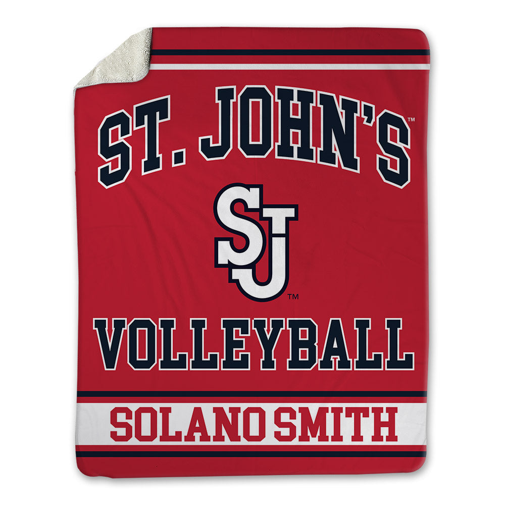 St. Johns - NCAA Women's Volleyball : Rashanny Solano Smith - Blanket-0