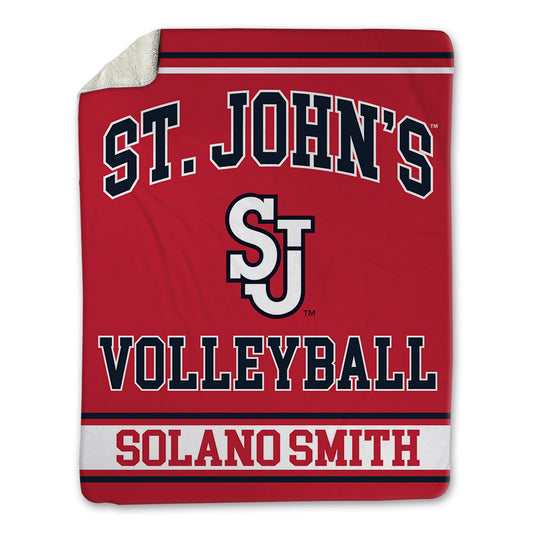 St. Johns - NCAA Women's Volleyball : Rashanny Solano Smith - Blanket-0