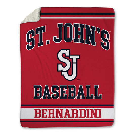 St. Johns - NCAA Baseball : Cristian Bernardini - Blanket-0