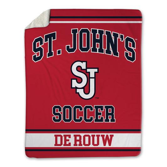St. Johns - NCAA Women's Soccer : Iris de Rouw - Blanket-0