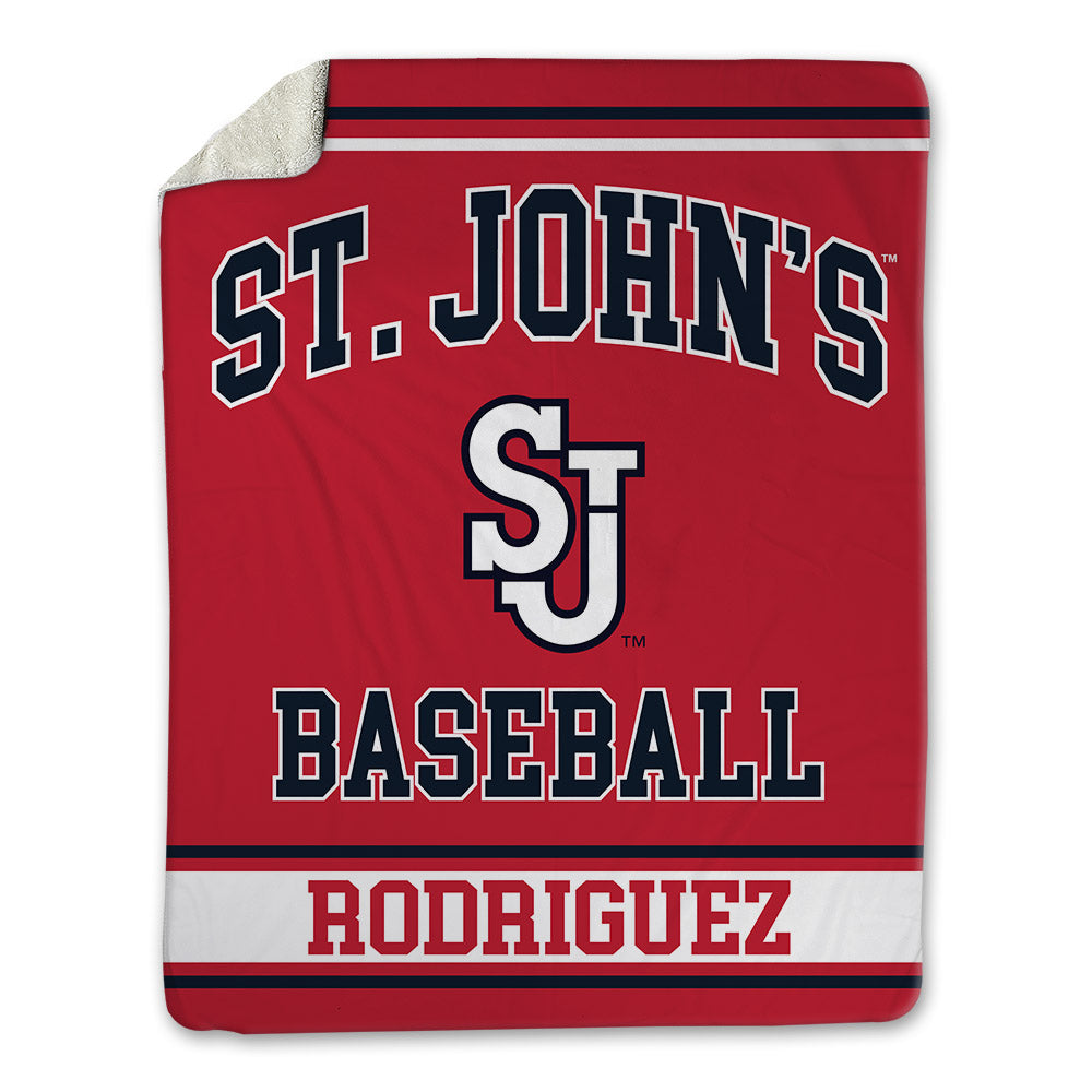St. Johns - NCAA Baseball : David Rodriguez - Blanket-0