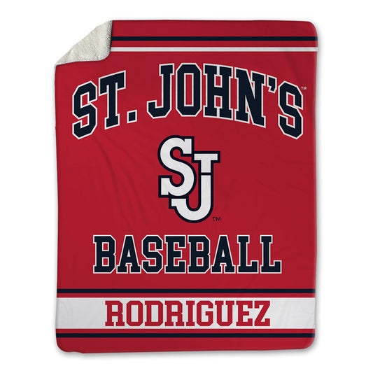 St. Johns - NCAA Baseball : David Rodriguez - Blanket-0