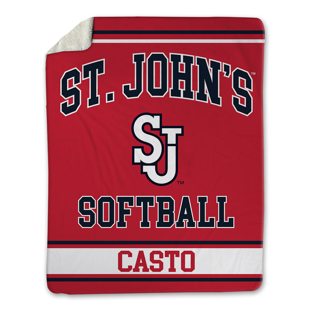 St. Johns - NCAA Softball : Natalie Casto - Blanket-0