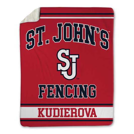 St. Johns - NCAA Women's Fencing : Anastasiia Kudierova - Blanket-0