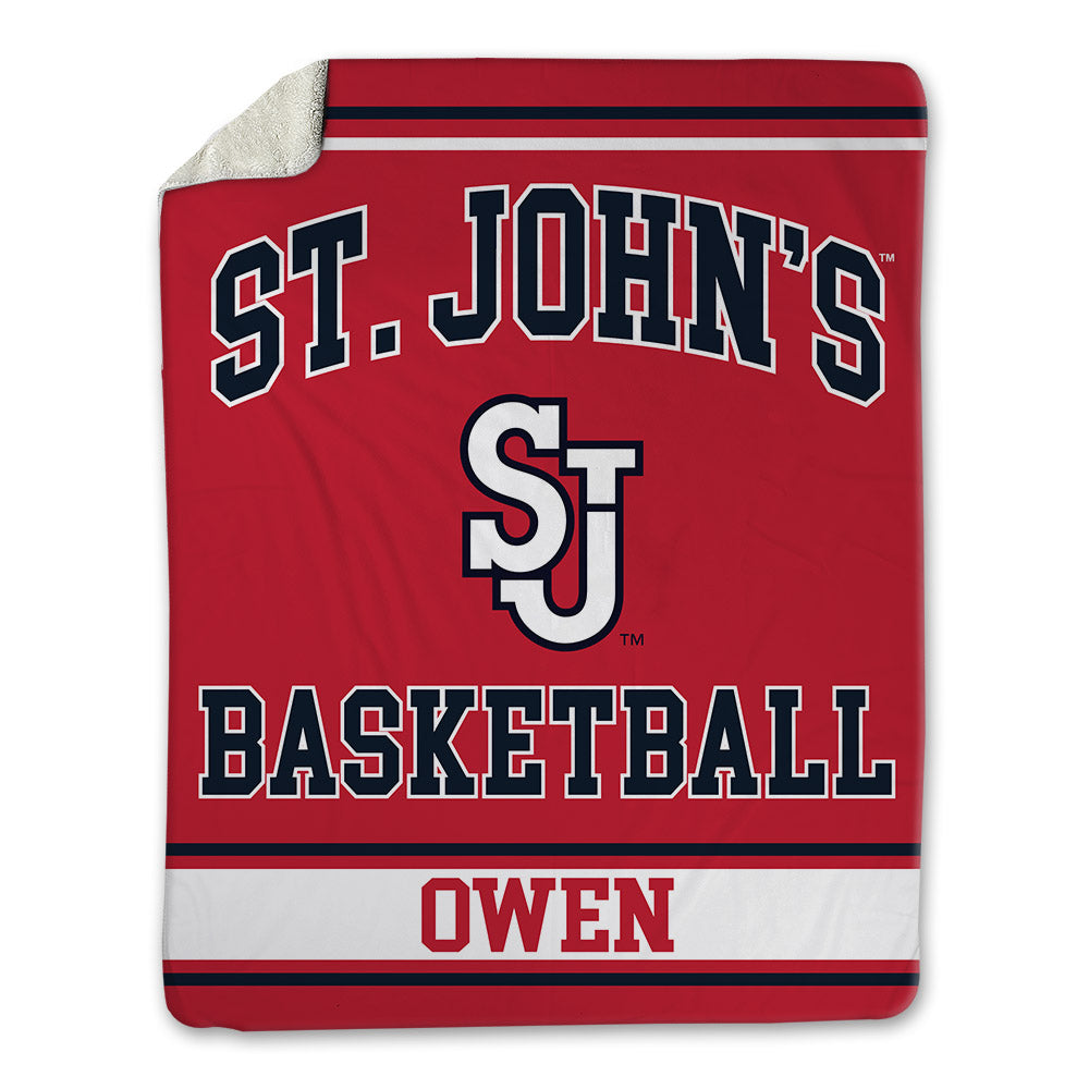 St. Johns - NCAA Women's Basketball : Skye Owen - Blanket-0