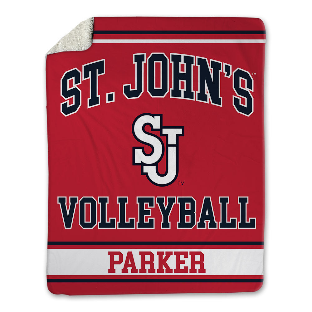 St. Johns - NCAA Women's Volleyball : Ella Parker - Blanket-0