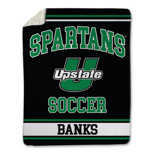 USC Upstate - NCAA Women's Soccer : Angelique Banks - Blanket-0